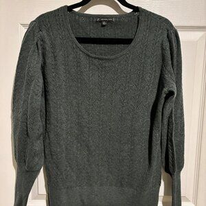 Adrianna Papell olive green sweater